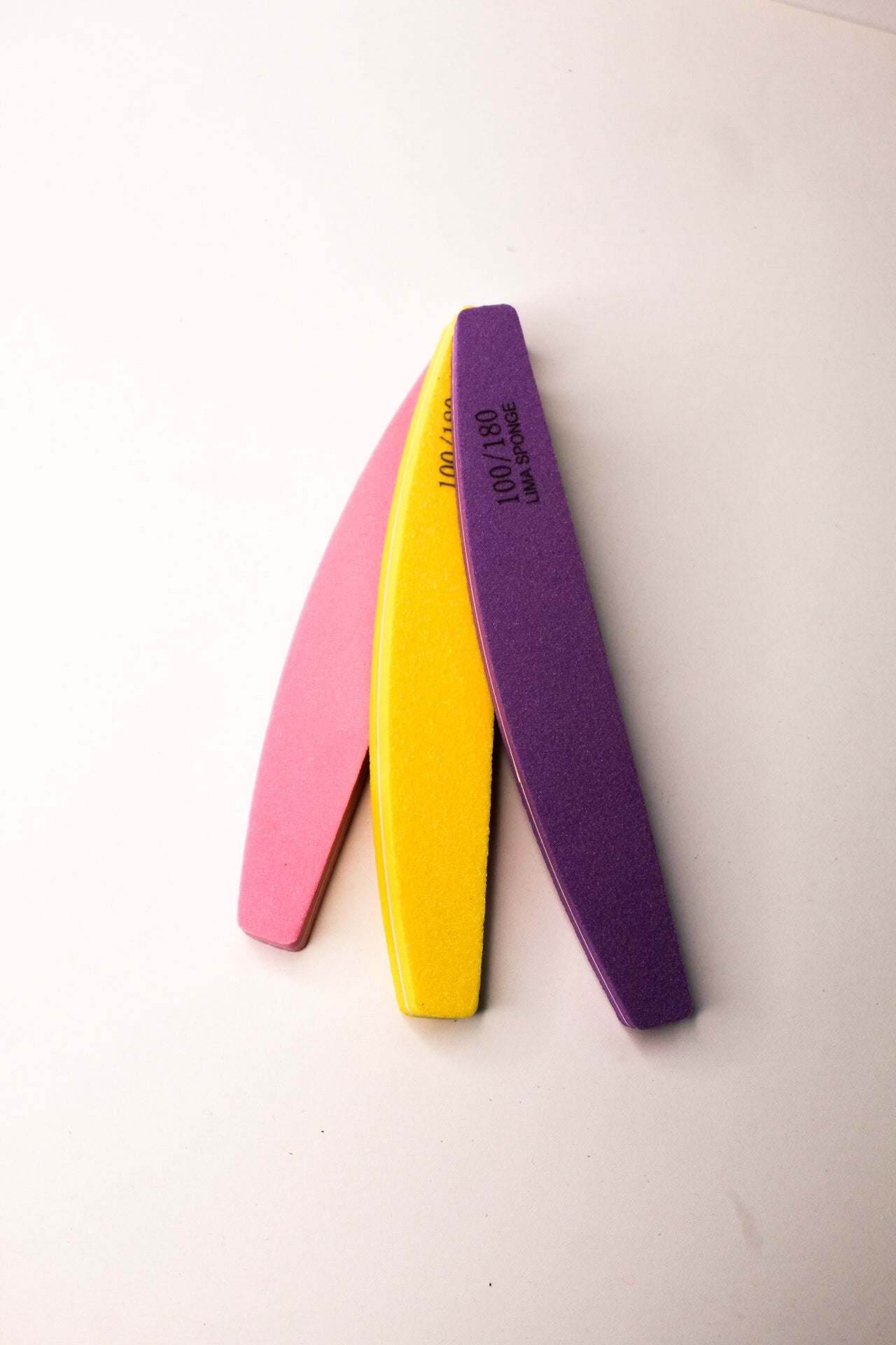 Paquete 3 pzas. Limas Sponge para manicura y pedicura