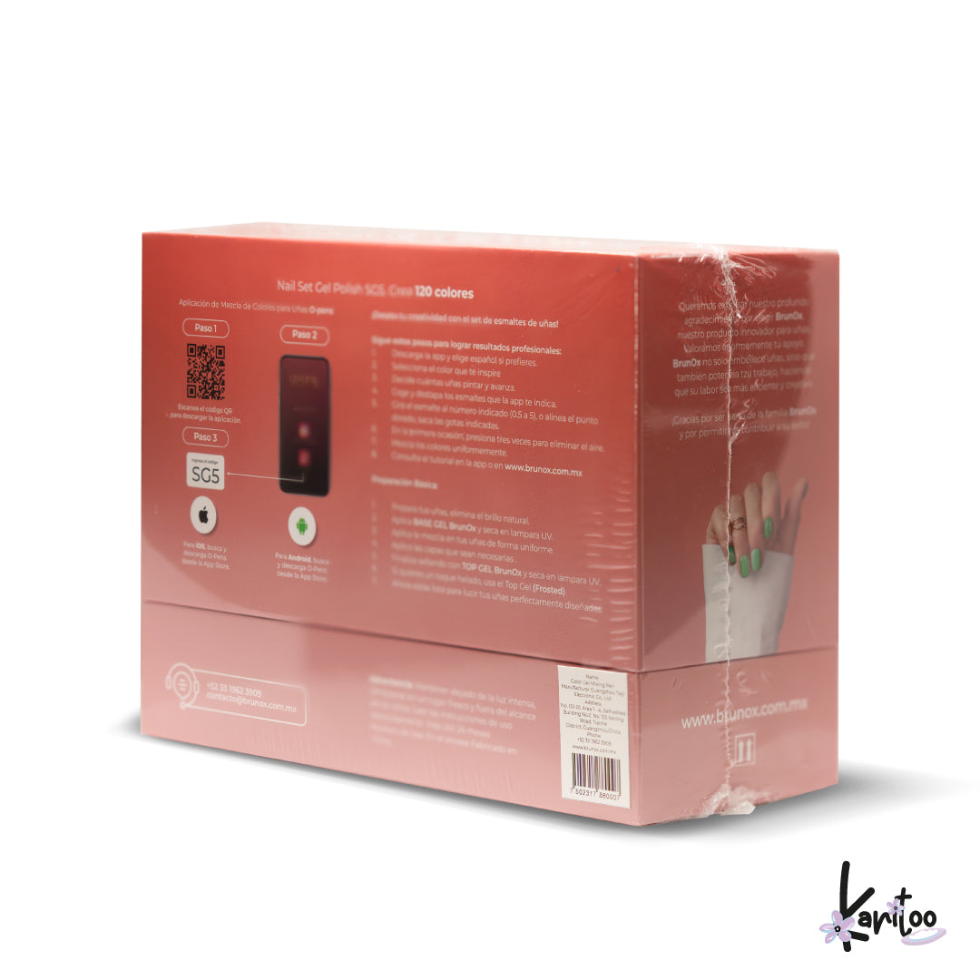 Kit de Esmaltes de uñas en gel BRUNOX - Personalizable.