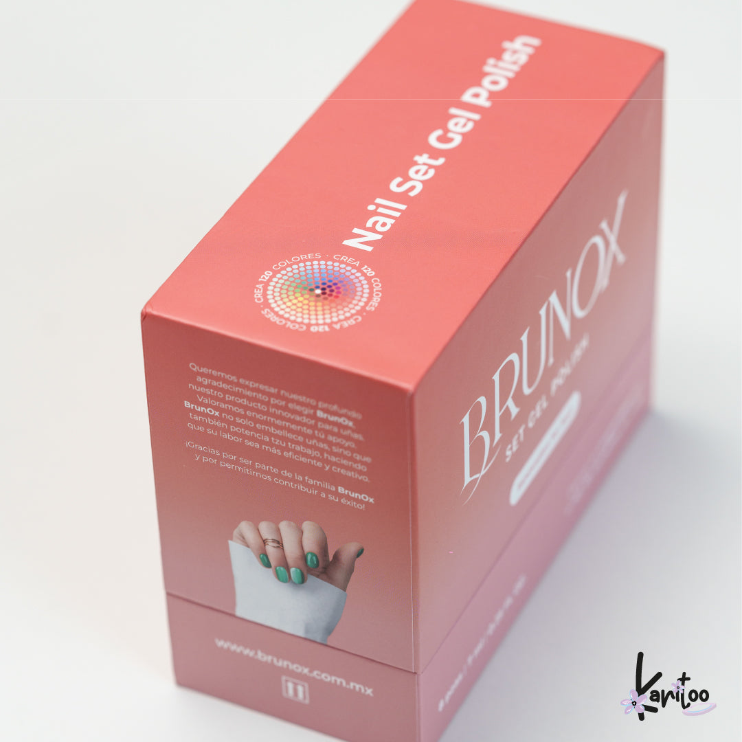 Kit de Esmaltes de uñas en gel BRUNOX - Personalizable.