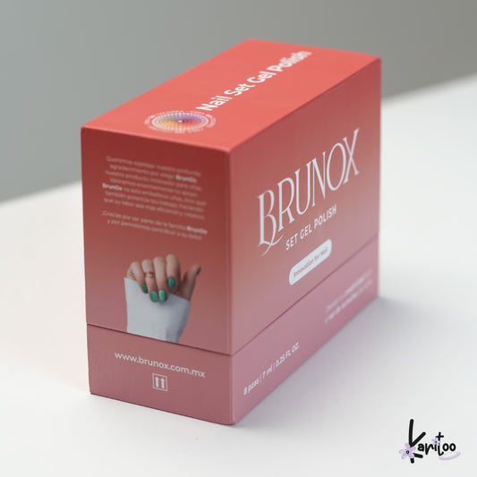 Kit de Esmaltes de uñas en gel BRUNOX - Personalizable.